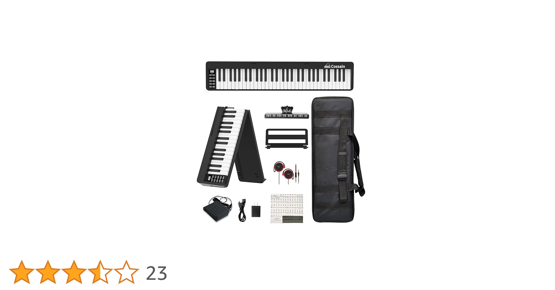 [美品]YAMAHA 61鍵 セミウェイテッド鍵盤 電子ピアノ YAMAHAYC61 │ 61鍵 ステージキーボード【Webショップ限定】商品